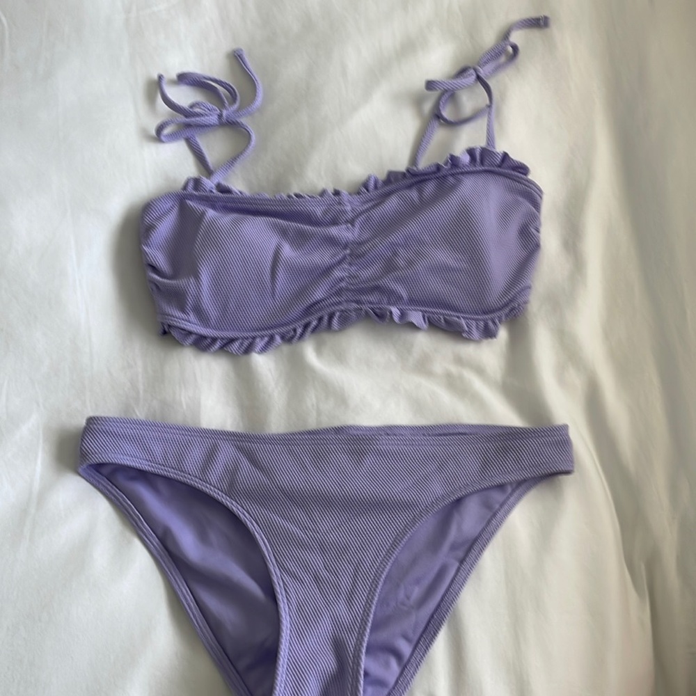 Lavender Bikini top and bottom